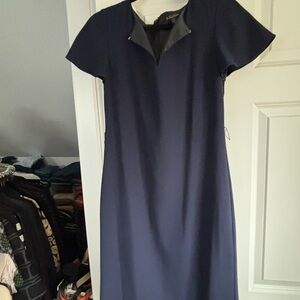 Brooks Brothers Classic Navy Midi Dress